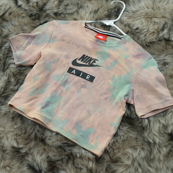 nike tie dye crop top